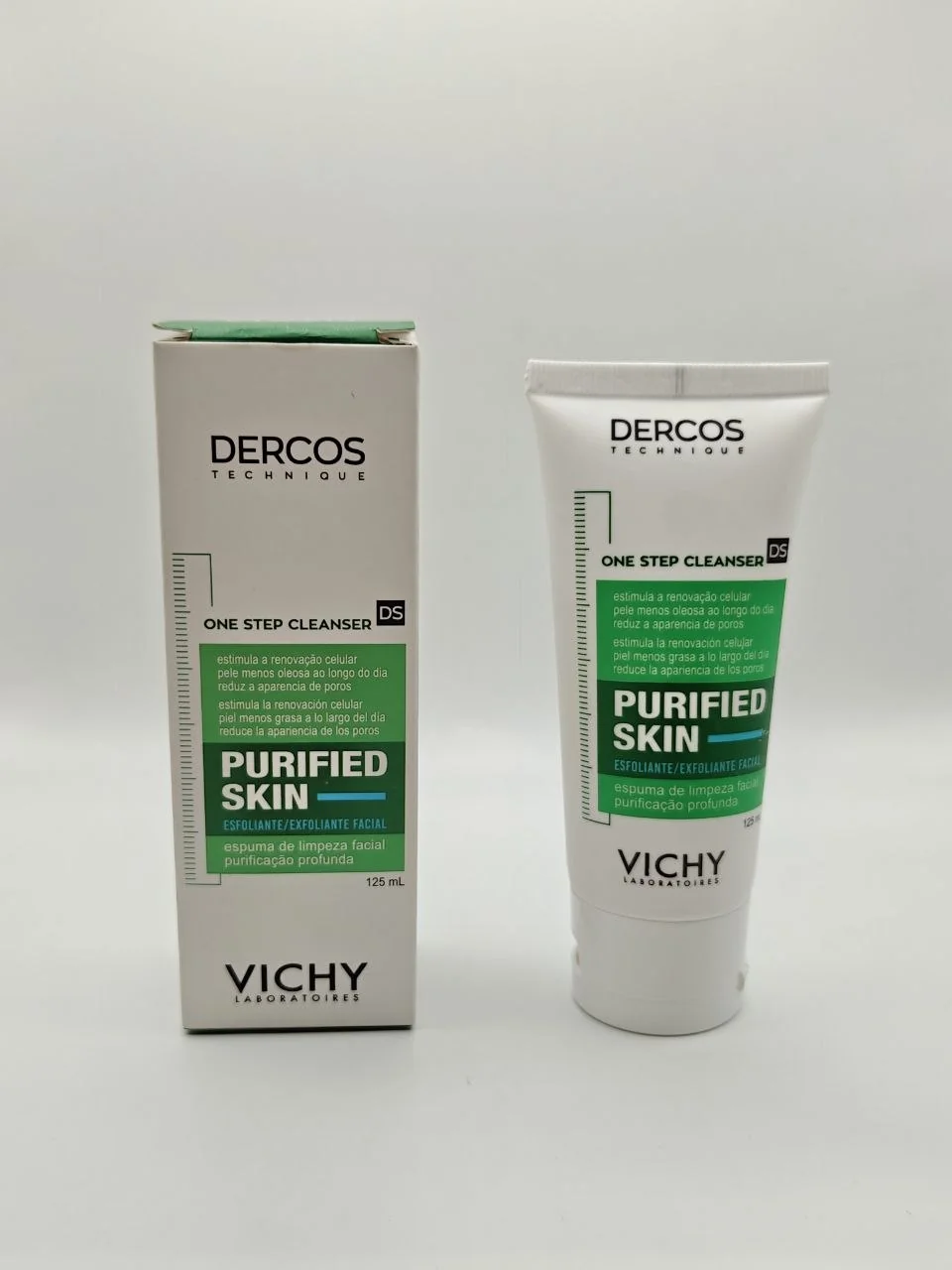 Vichy Dercos Technique One Step Cleanser DS - Purified Skin - 125ml