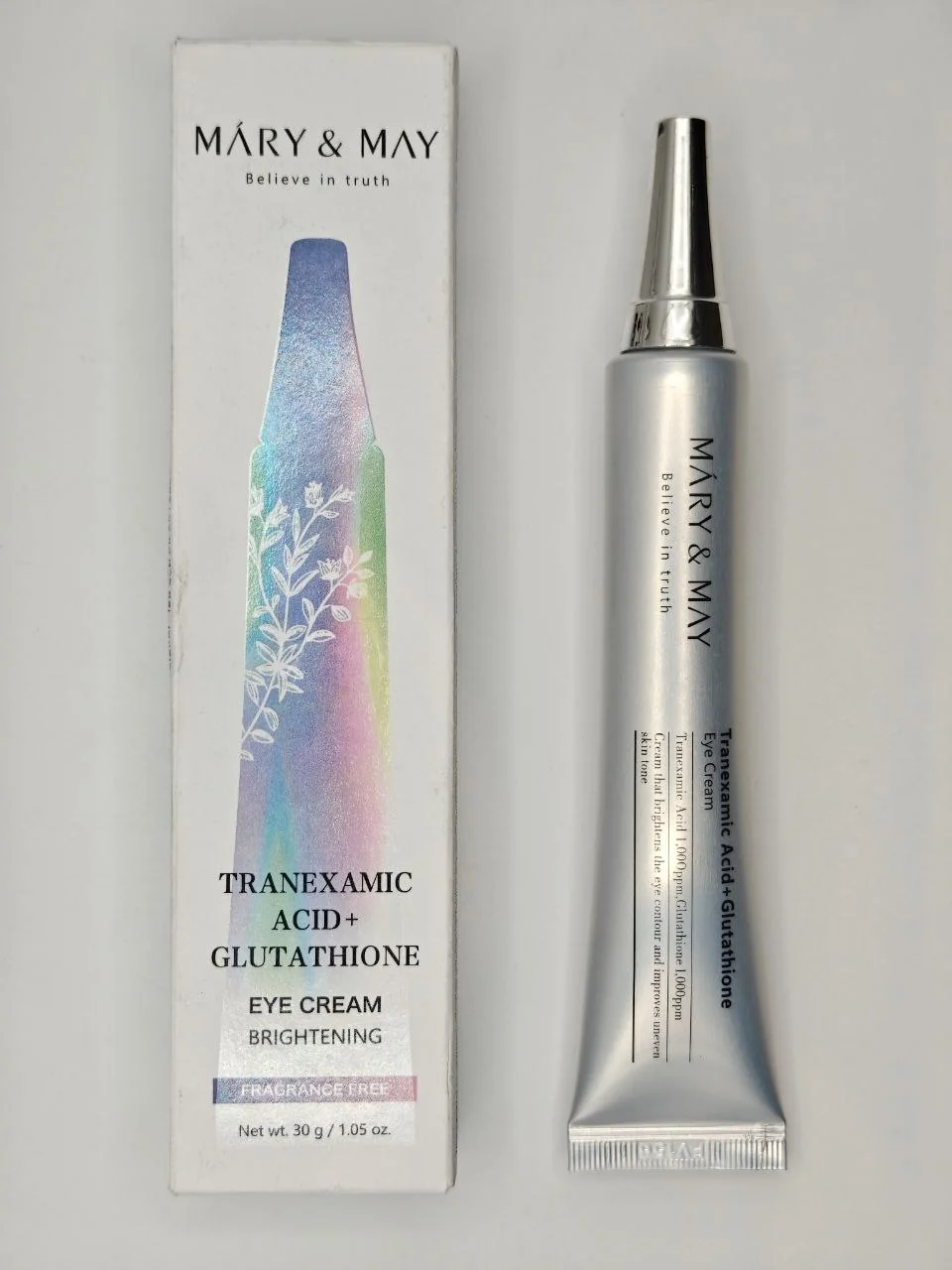 MARY & MAY Tranexamic Acid + Glutathione Eye Cream - 30g