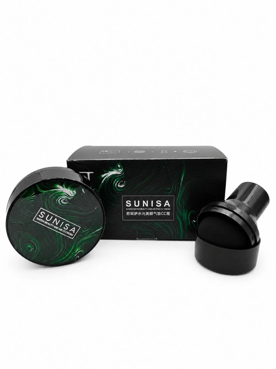 SUNISA Water Beauty And Air Pad CC Cream With Mushroom Head Sponge