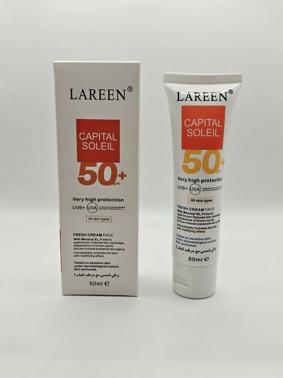 LAREEN Capital Soleil Fresh Cream Face SPF50+ - 50ml