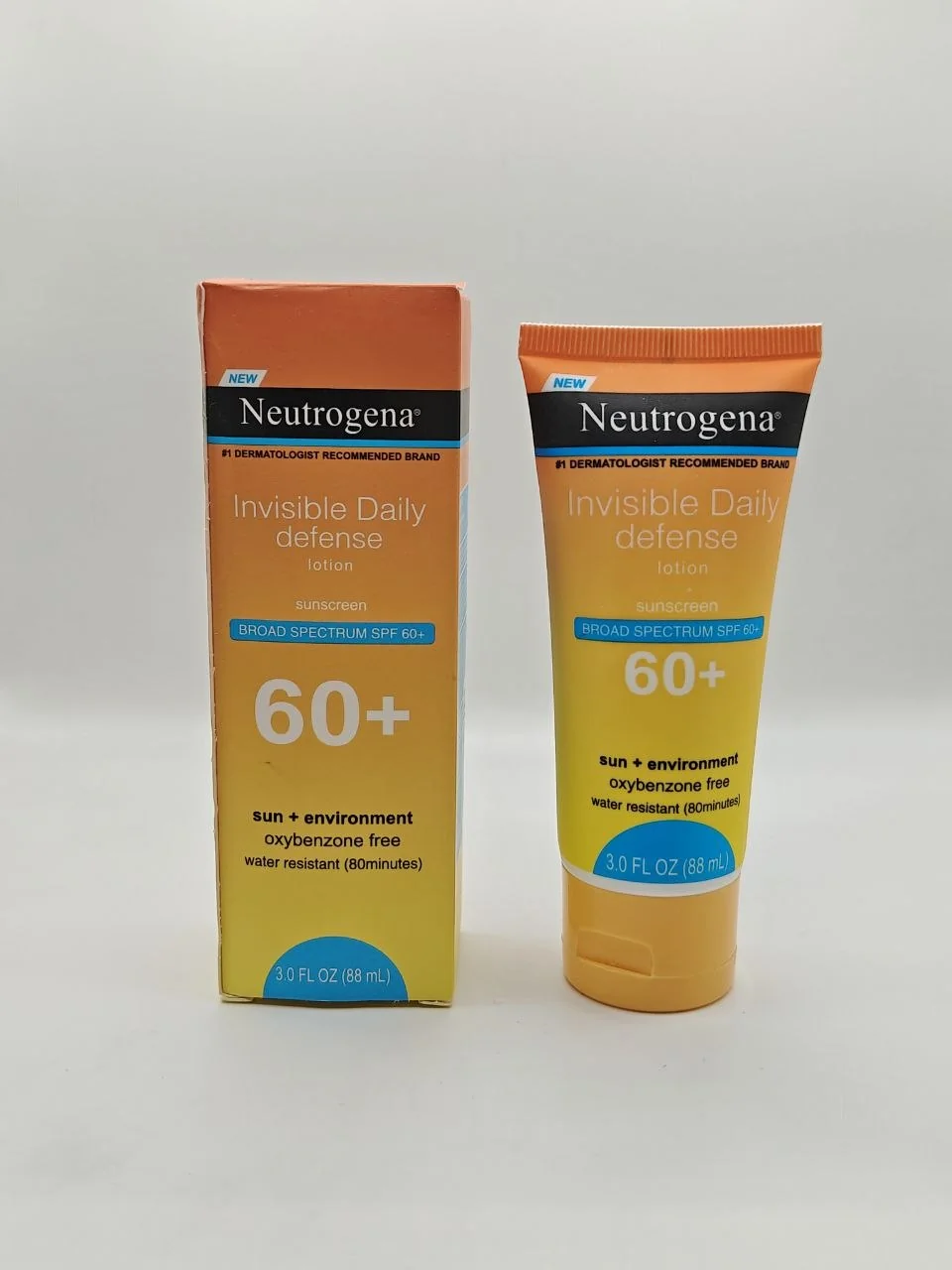 Neutrogena Invisible Daily Defense Lotion Sunscreen Broad Spectrum SPF 60+ - 88ml / 3.0 FL OZ