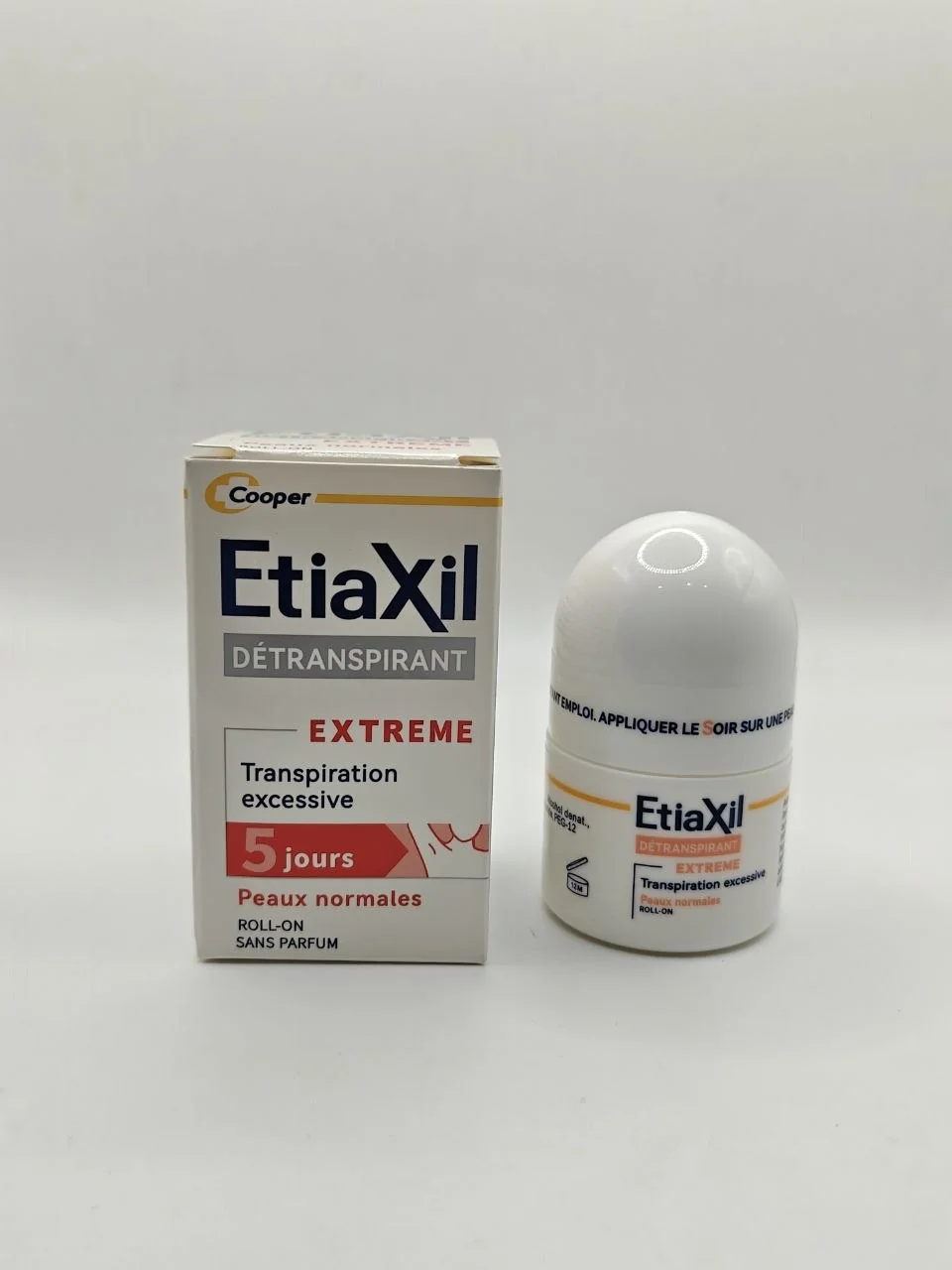 EtiaXil Détranspirant EXTREME Peaux Normales Roll-On - 15ml