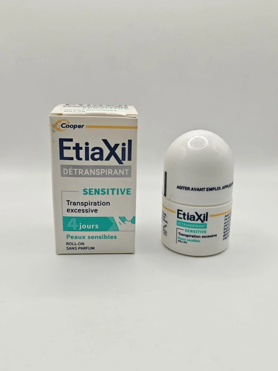 EtiaXil Détranspirant Sensitive Peaux Sensibles Roll-On - 15ml