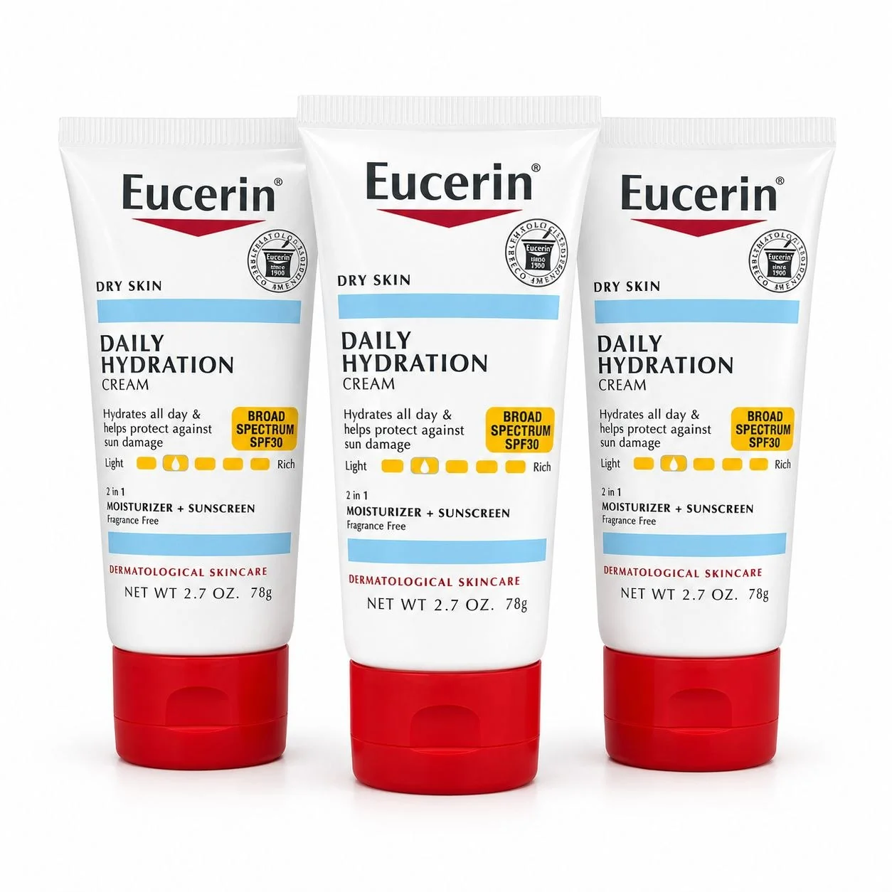 Eucerin Daily Hydration Cream Broad Spectrum SPF30 - 78g