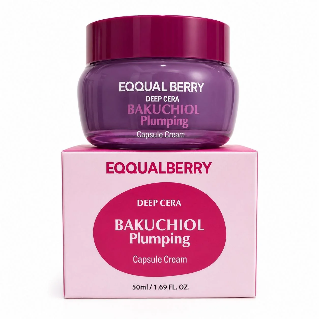 EQQUALBERRY Deep Cera Bakuchiol Plumping Capsule Cream - 50ml