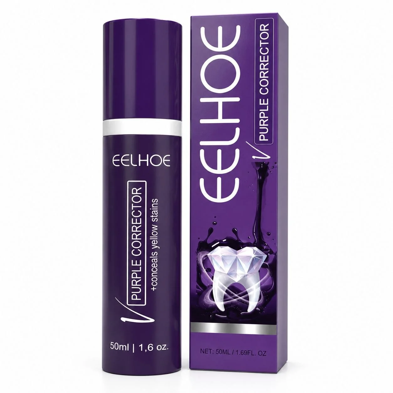 EELHOE Purple Corrector Teeth Whitening Serum - 50ml