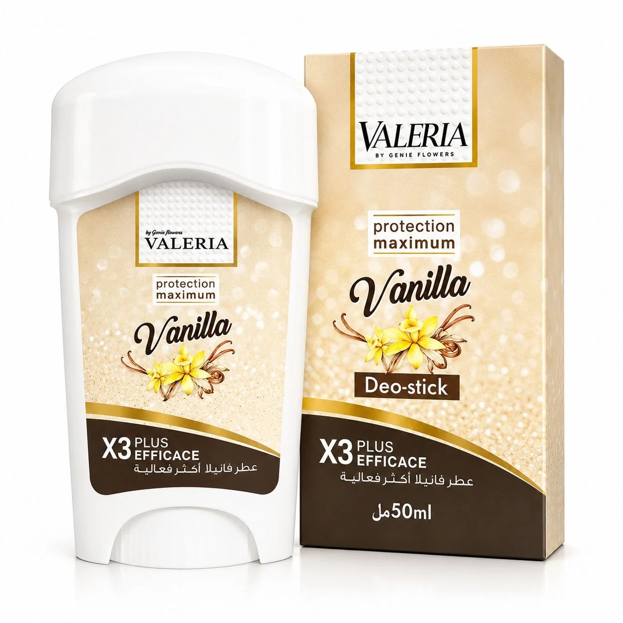 VALERIA Vanilla Protection Maximum Deo-Stick - 50ml