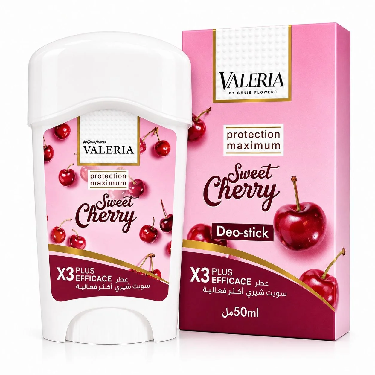 VALERIA Sweet Cherry Protection Maximum Deo-Stick - 50ml